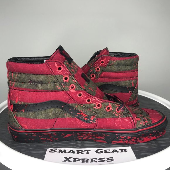VANS x Nightmare on Elmstreet Sk8-Hi Horror Freddy Krueger Edition Sneakers - Picture 3 of 7
